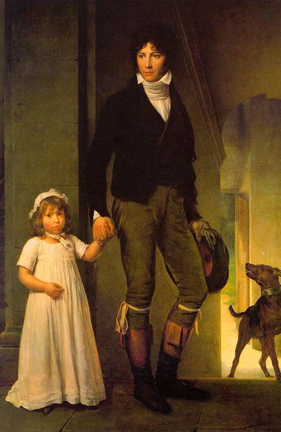 Jean-Baptiste Isabey and his Daughter