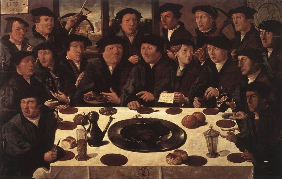 Banquet of Members of Amsterda s Crossbow Civic Guard