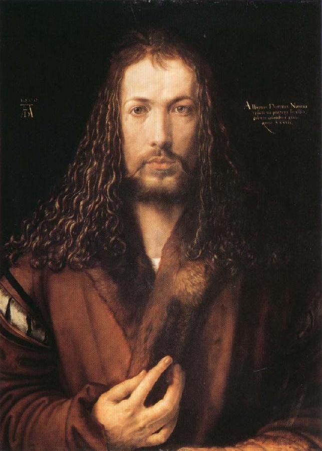 Self-Portrait with Fur Coat