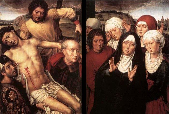 Diptych with the Deposition