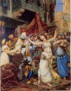 Arab or Arabic people and life. Orientalism oil paintings 52