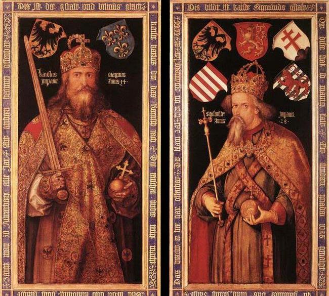 Emperor Charlemagne and Emperor Sigismund