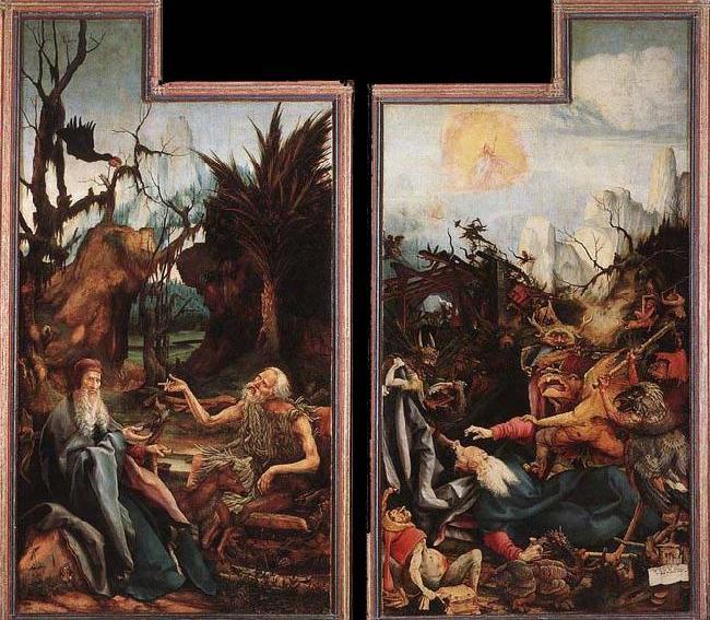 Visit of St Antony to St Paul and Temptation of St Antony