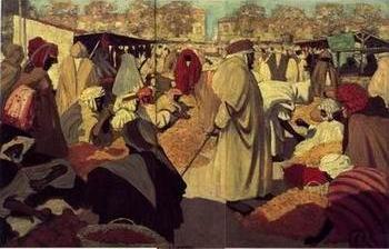 Arab or Arabic people and life. Orientalism oil paintings 118