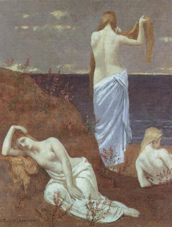 Young Women on the Seashore