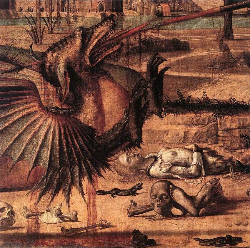 St George and the Dragon (detail) sdf