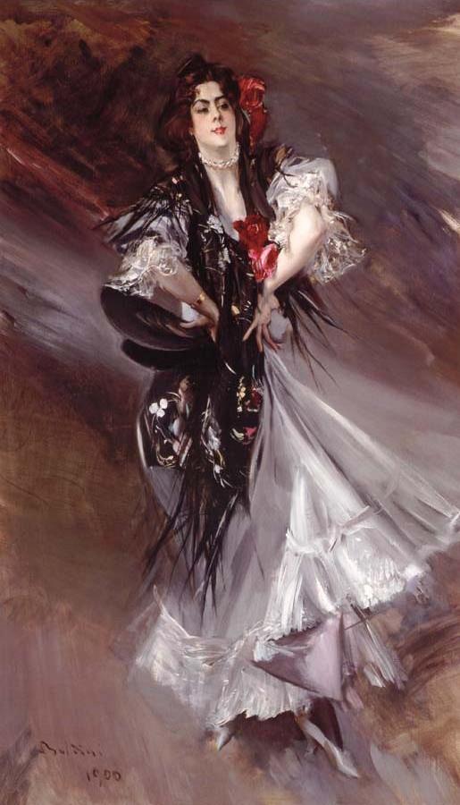 The Spanish Dance,Portrait of Anita