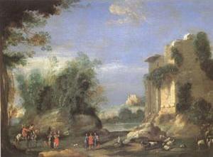 Landscape with Ruins and Figures (mk05)