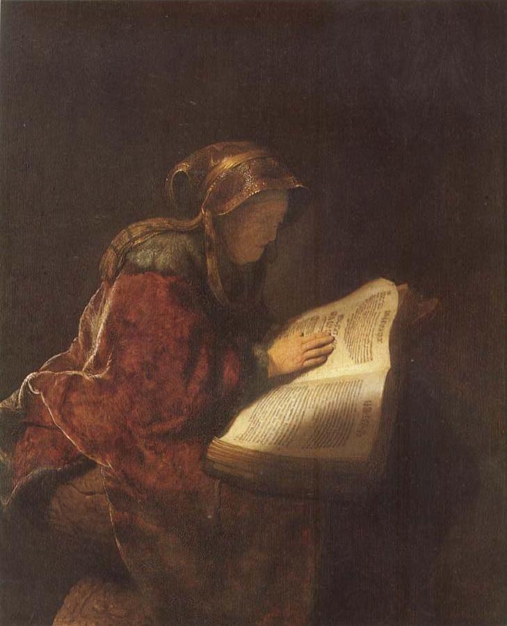 Rembrandt-s Mother as the Biblical Prophetess Hannab