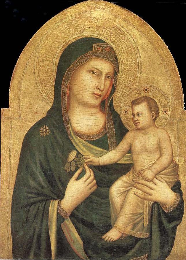 Giotto, Madonna and child;