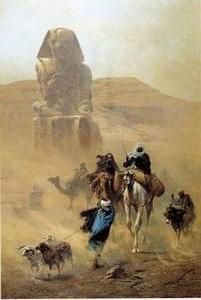 Arab or Arabic people and life. Orientalism oil paintings 14