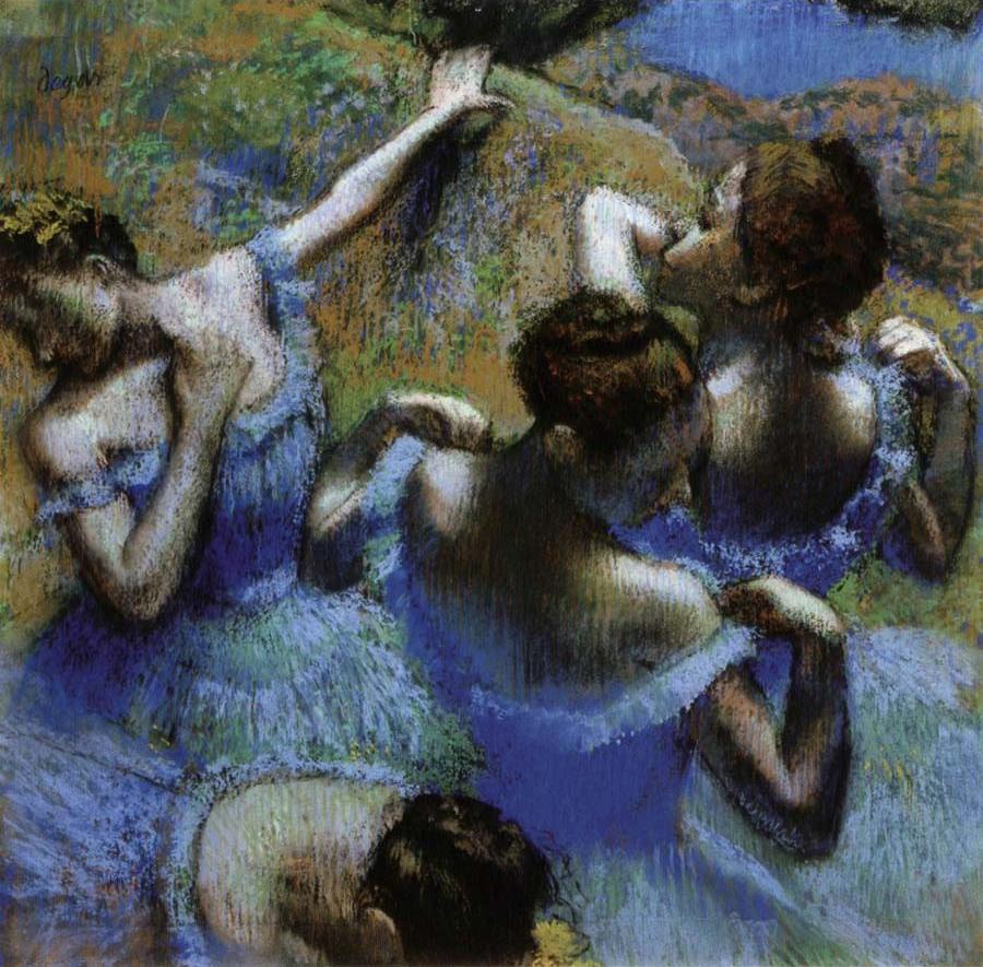 Dancers in Blue