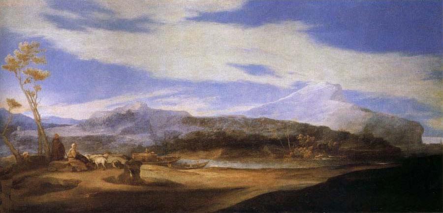 Ladnscape with Shepherds