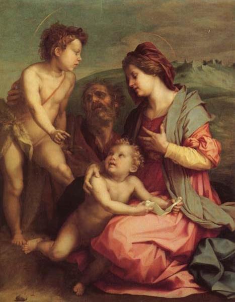 Holy Family with john the Baptist