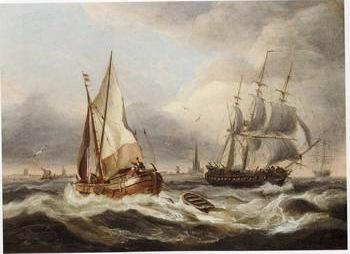 Seascape, boats, ships and warships. 33