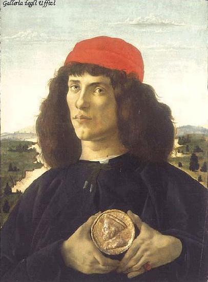 Portrait of an Unknown Personage with the Medal of Cosimo il Vecchio fdgd