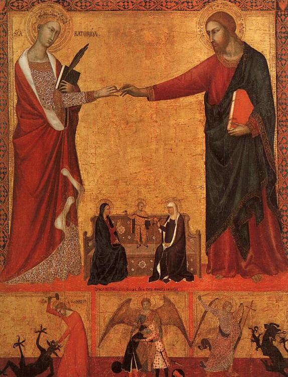 The Mystical Marriage of St.Catherine