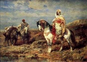 Arab or Arabic people and life. Orientalism oil paintings 363