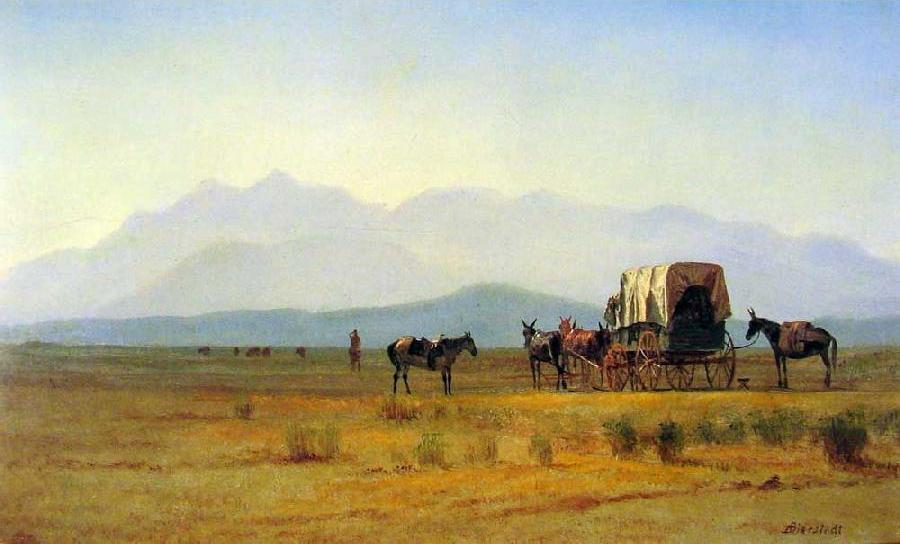 Surveyors Wagon in the Rockies