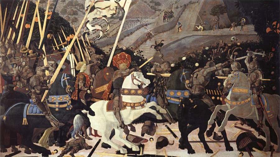 The Battle of San Romano Niccolo of Tolentino at the Head of the Florentines