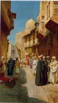 Arab or Arabic people and life. Orientalism oil paintings 437