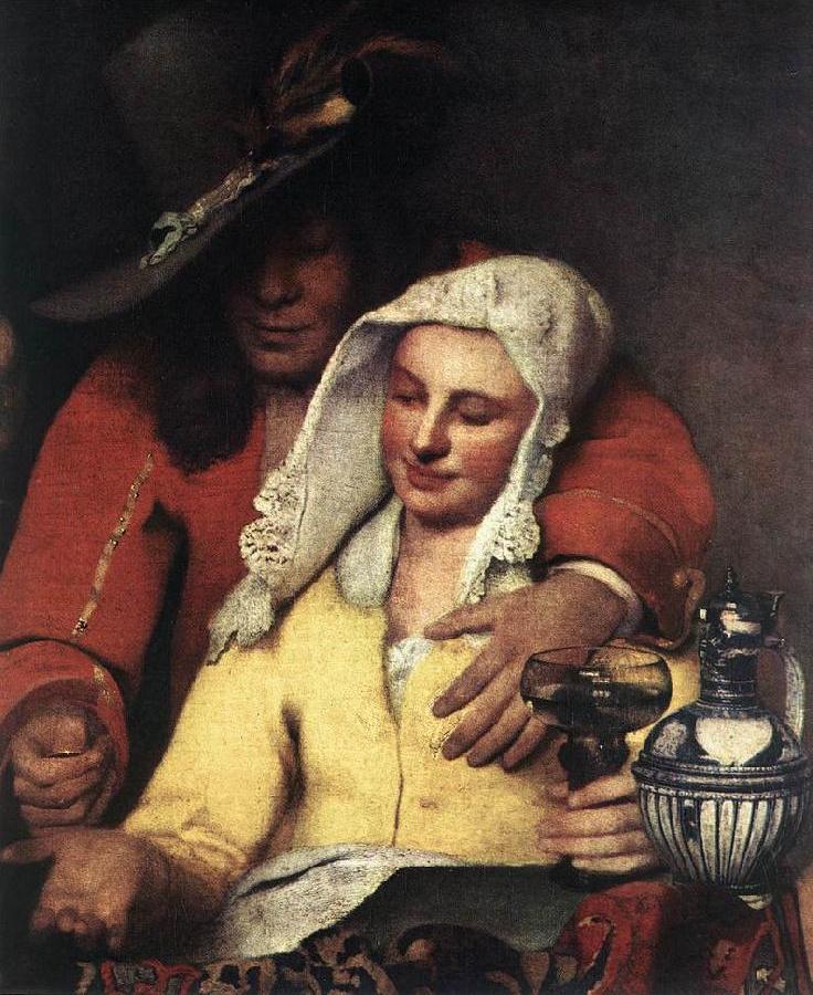 The Procuress (detail) wer