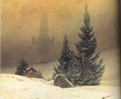 Winter Landscape with Church (mk10)