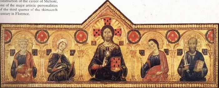The Benediction of Christ with the Virgin and SS.Peter,John the Evangelist,and Paul