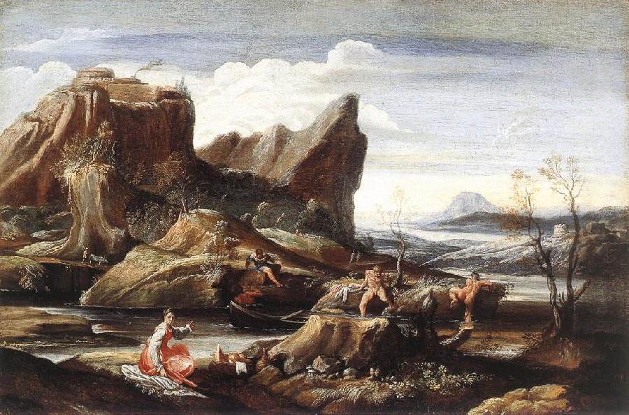 Landscape with Bathers dfg