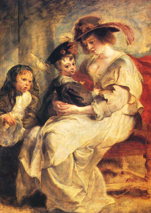 Helene Fourment with Two of Her Children