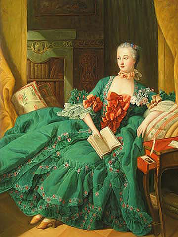 Portrait of Marquise de Pompadour