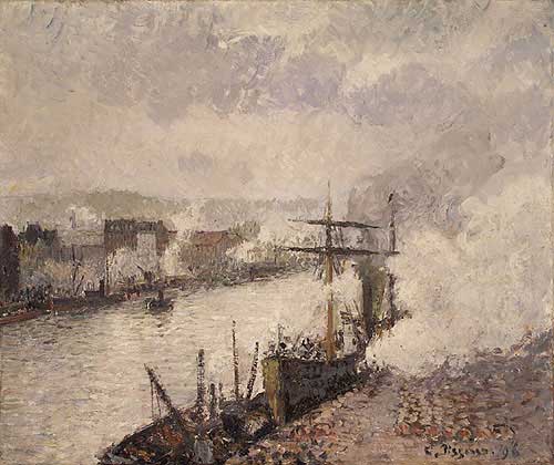 Steamboats in the Port of Rouen