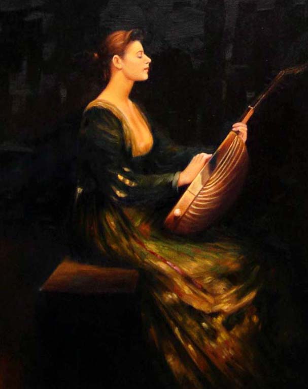 Lady with a Lute