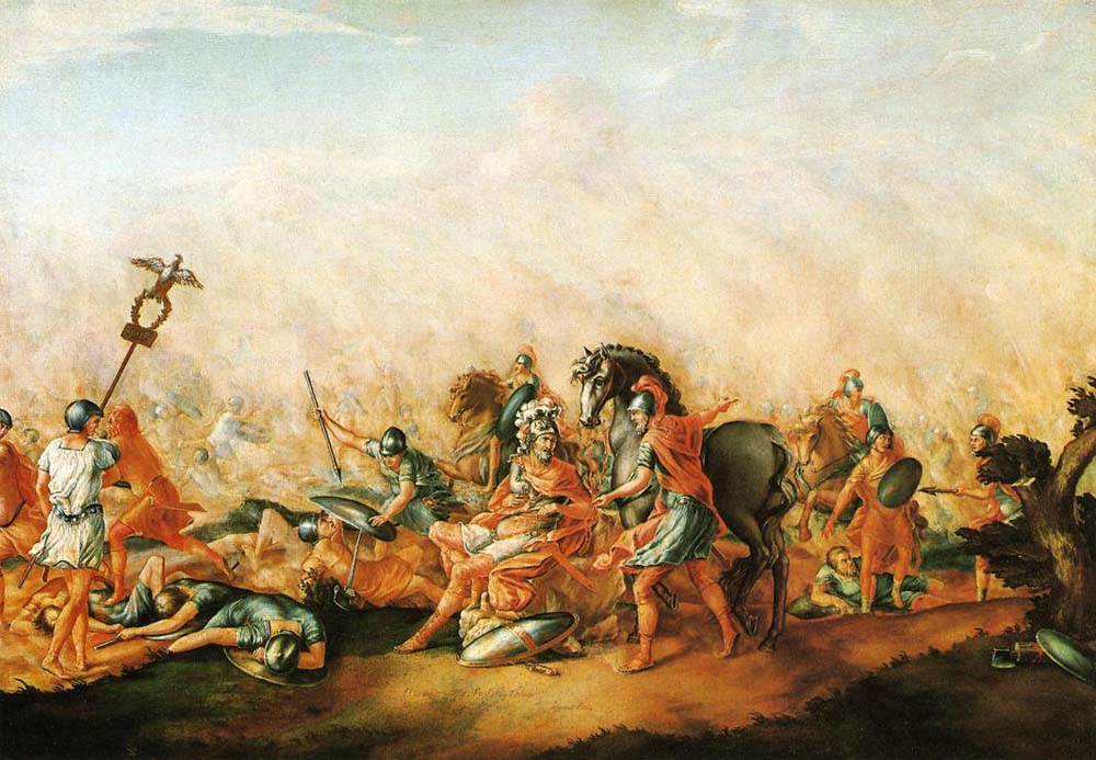 The Death of Paulus Aemilius at the Battle of Cannae