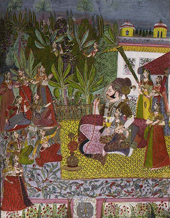 Maharaja Bijay Singh in His Harem