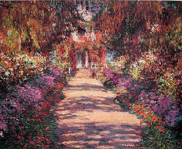 Pathway in Monets Garden at Giverny