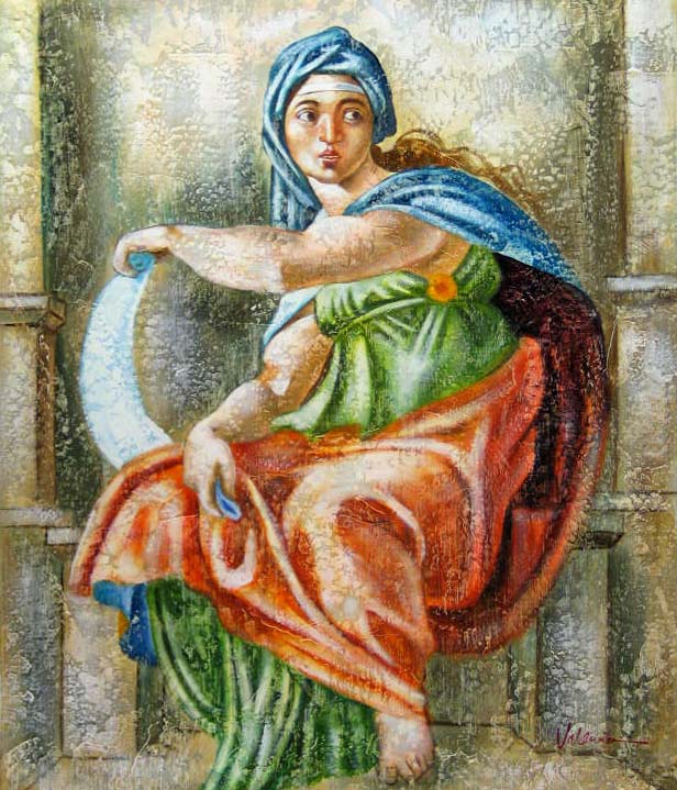 The Delphic Sibyl (detail)