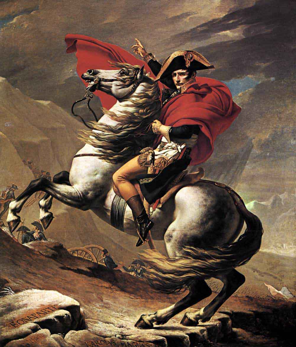 Napoleon Bonaparte Crossing the St. Bernard