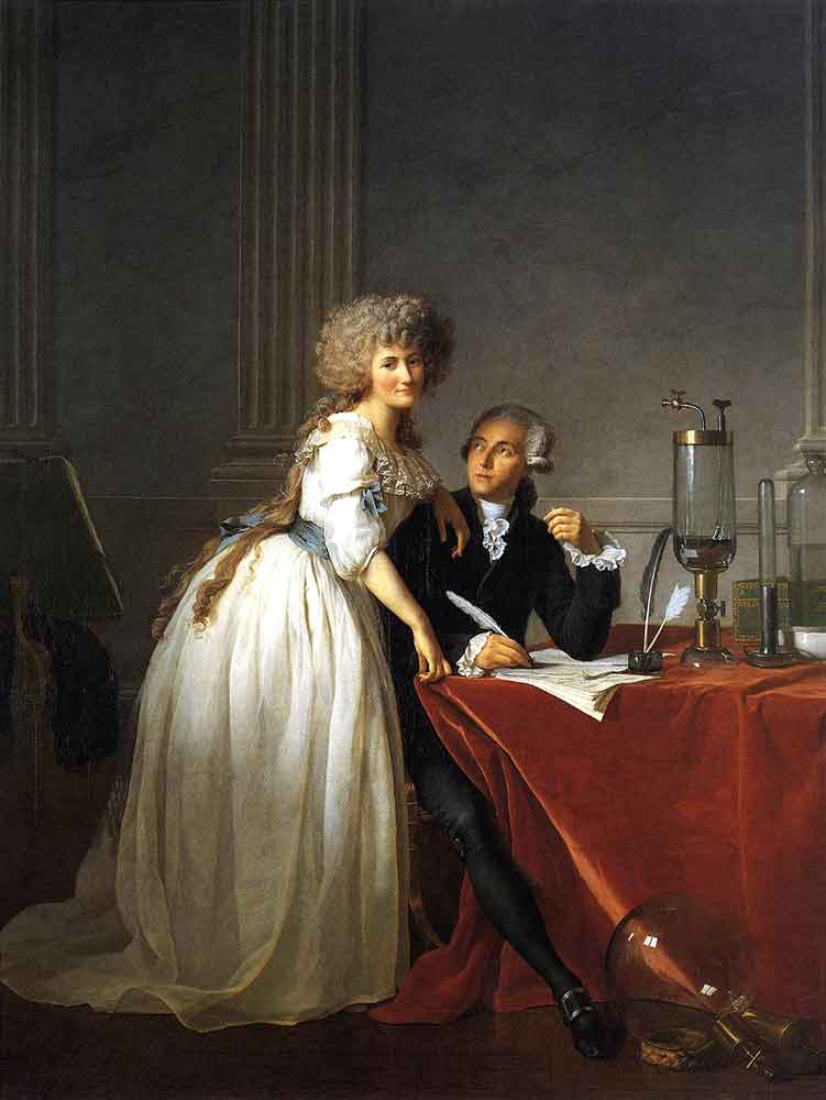 Portrait of Antoine Laurent and Marie Anne Lavoisier