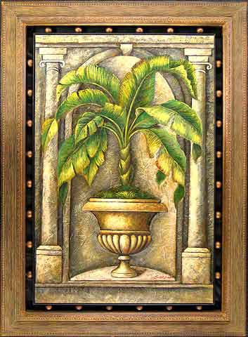 Potted Palm The price includes the frame