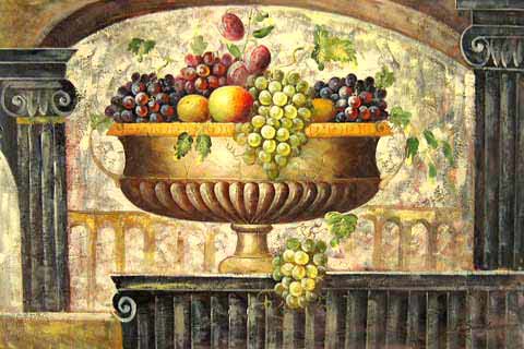 Roman Carafe with Fruit