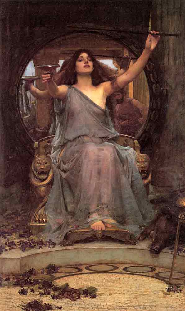 Circe offering the Cup to Ulysses