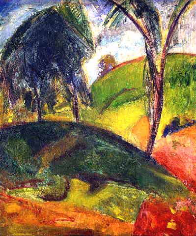 Fauve Landscape with Trees