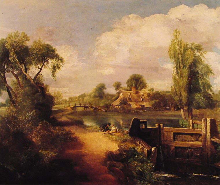 Landscape with Boys Fishing