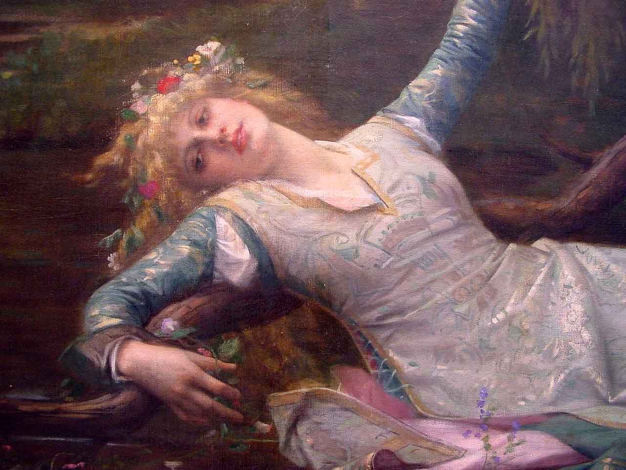 Ophelia (detail)