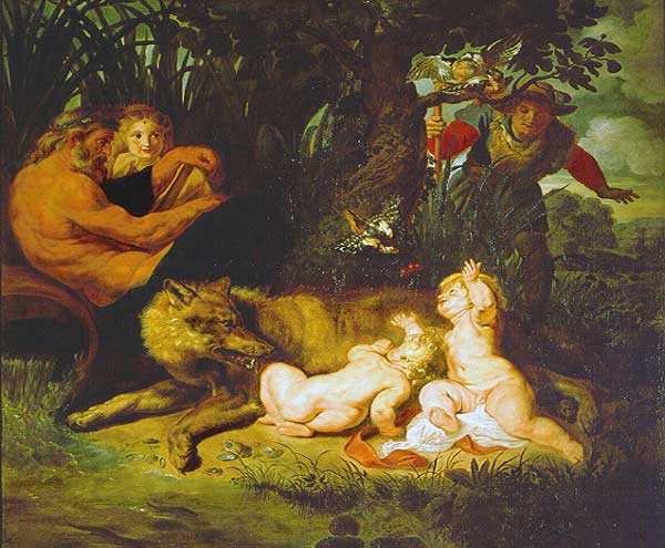 Romulus and Remus Suckled by Lupa