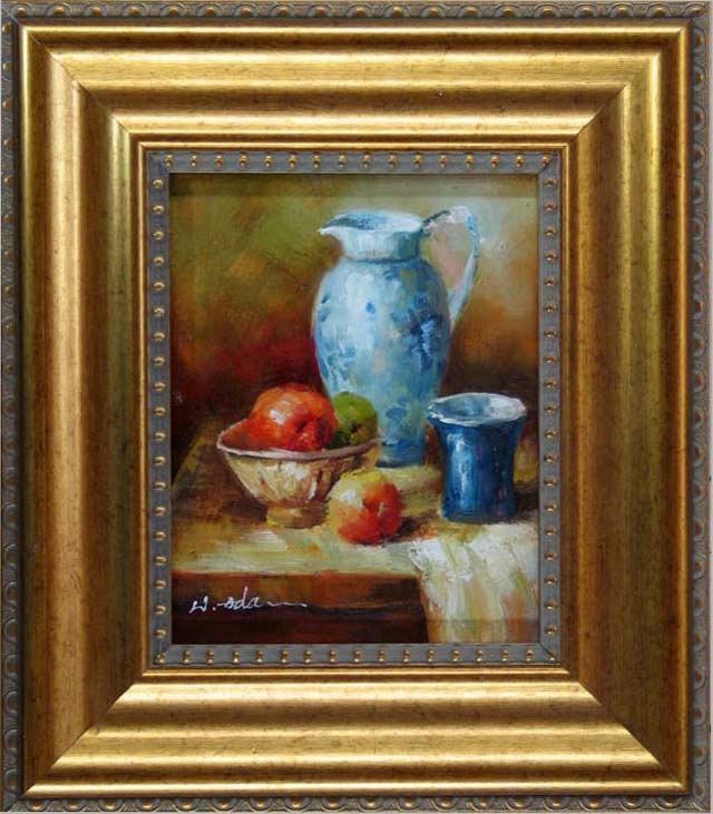 Vase and FruitThe price includes the frame