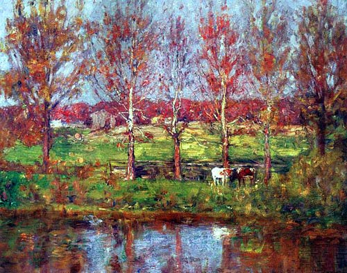 Cows by the Stream