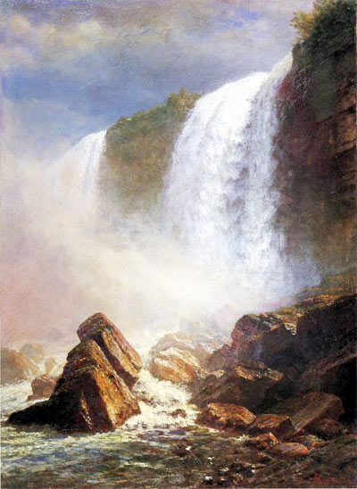 Falls of Niagara from Below