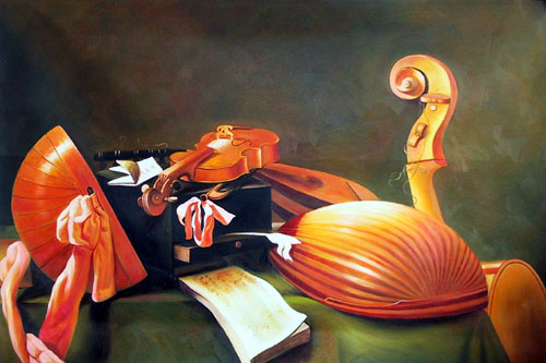 Still Life of Musical Instruments